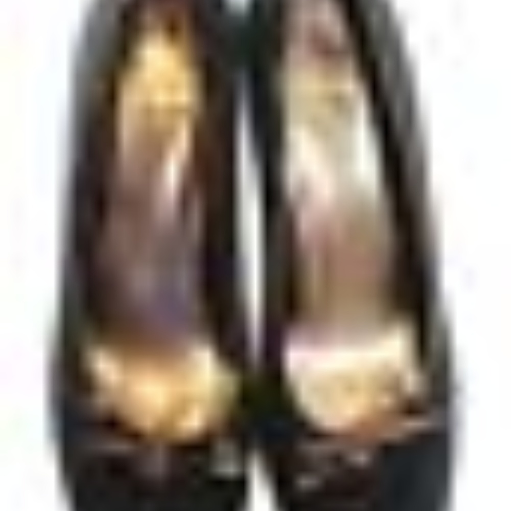 STUART WEITZMAN BLACK WITH TORTOISE TRIM SZ 7.5 M